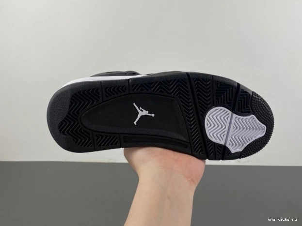 Chep Onekick Thunder Air Jordan FQ8213-001 4 White Retro 0704